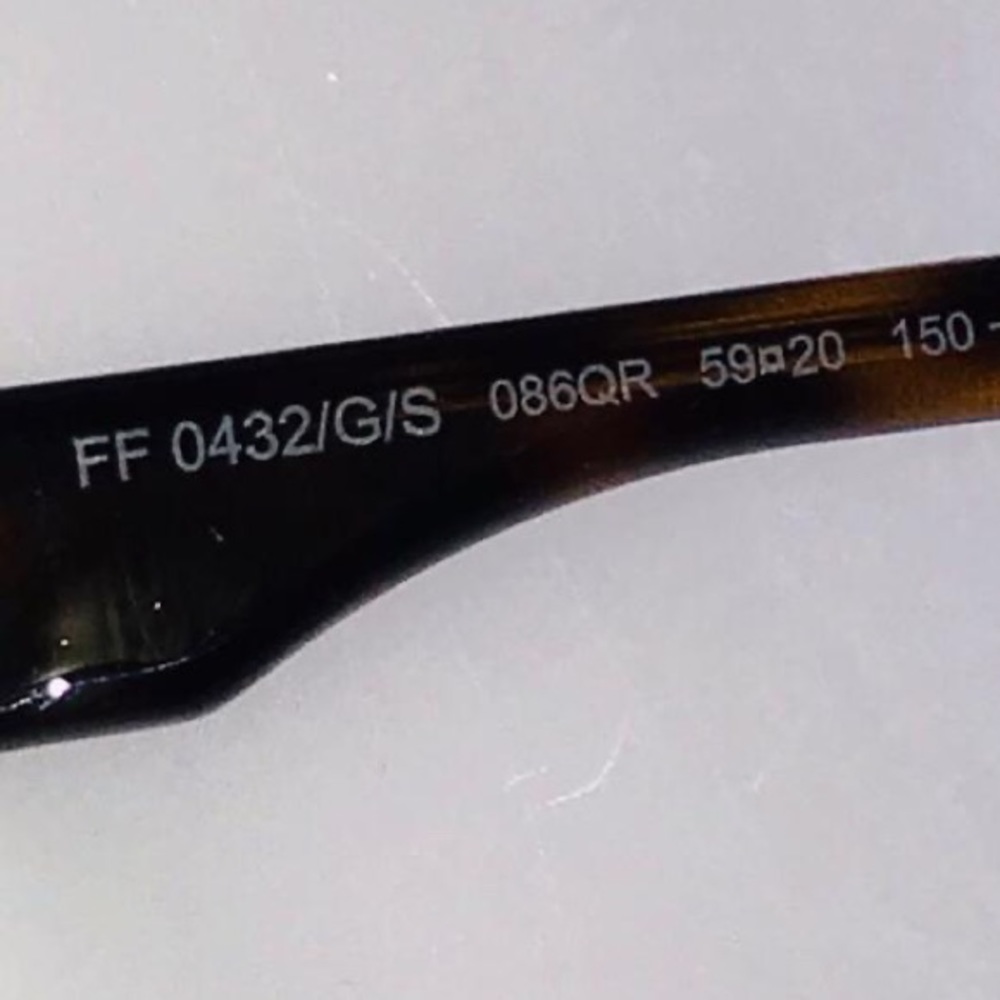 FENDI OVERSIZE SUNGLASSES FF0432GS 086QR DARK HAVANA/GOLD - Picture 12 of 13